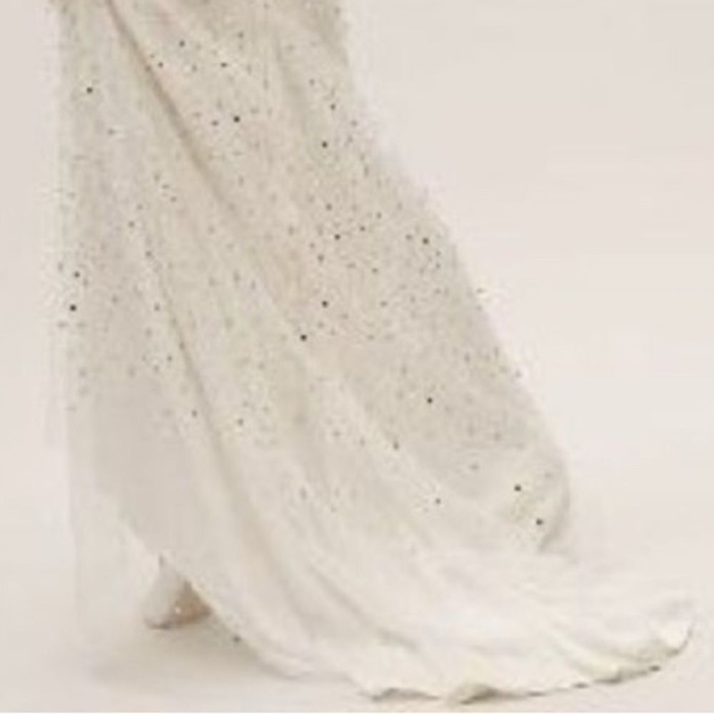 NWT Wedding Dress BHLDN Houston Chosen Gown Anthropologie Ivory White Size 2 - Picture 6 of 6
